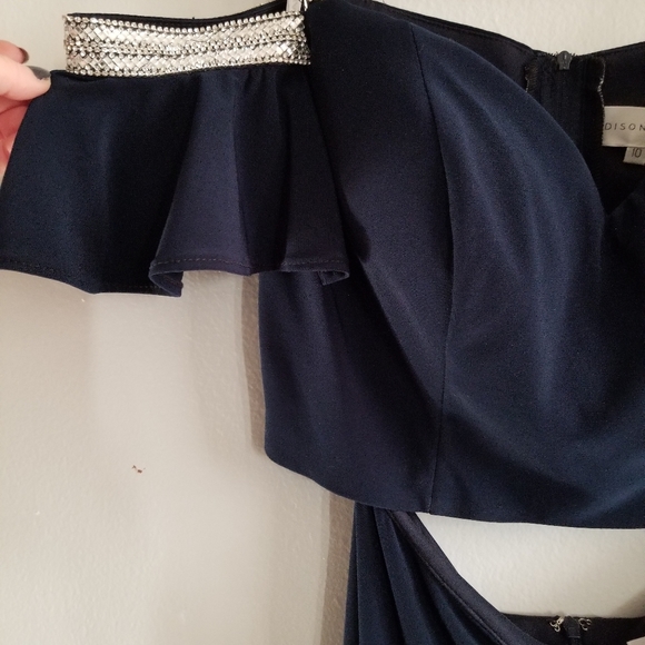 🥰PROM IS COMING!! blue 2 piece dress - Picture 6 of 8